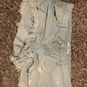 Denim shorts